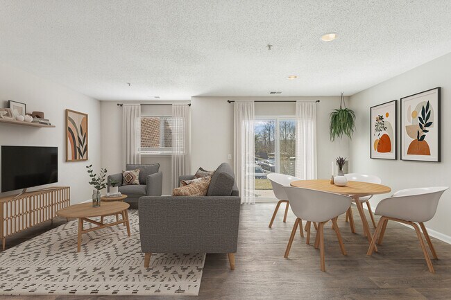 Athens 1 Bed x 1 Bath Floorplan Living Room - ReNew Belcamp