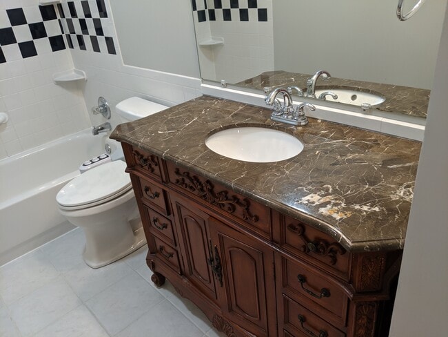 Marble topped vanity - 1822 A, Lela Lane