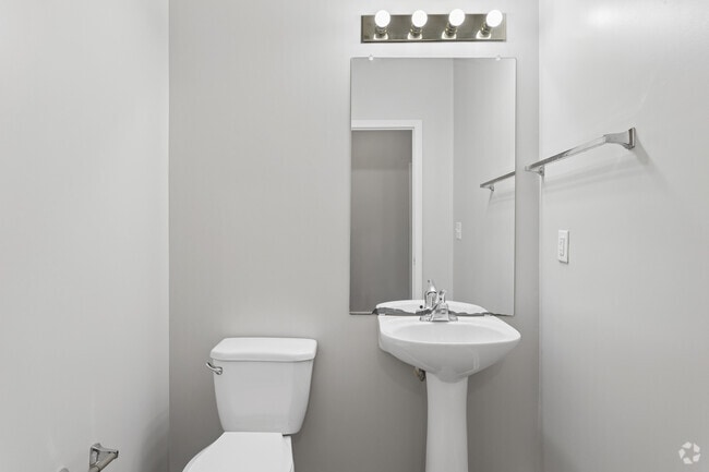 Belle 2BR, 2.5BA - 1,393SF - Half Bathroom