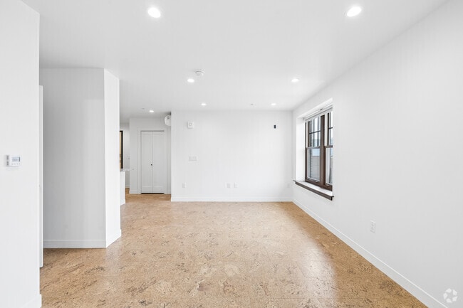 Studio - 530SF - Living Room - The Harrison Building