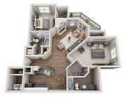 Plano de planta de Torino Terrazzo