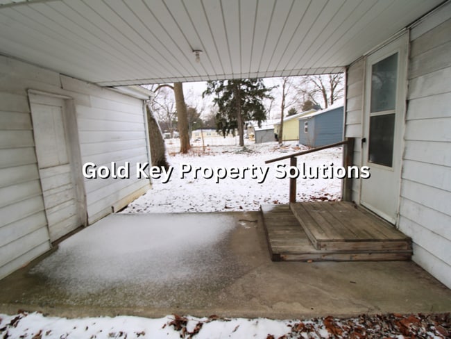 Photo - MUNCIE 2 BR 1 BA House with Covered Porch and Storage Building (NO SECTION 8)