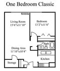 1BR/1BA