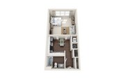 The Hobcaw_Studio_1Bath_543 Sq Ft