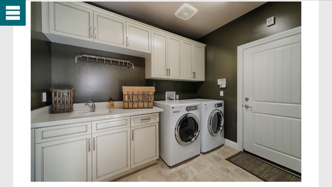 Laundry room with washer and dryer - 377 Sage St