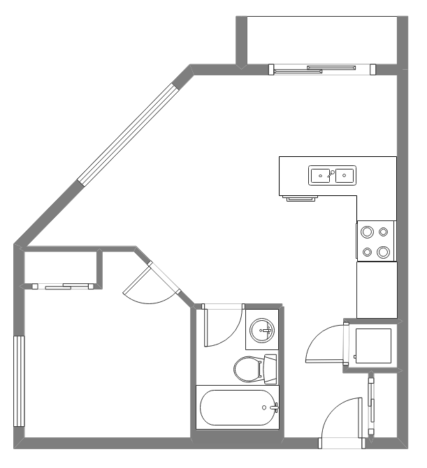 Photo - Large One-Bedroom Unit In Kitchener Unit 409