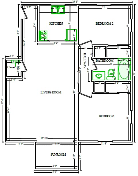 Floorplan - 35 44th Avenue Unit Banga  3