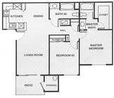 2BR/2BA