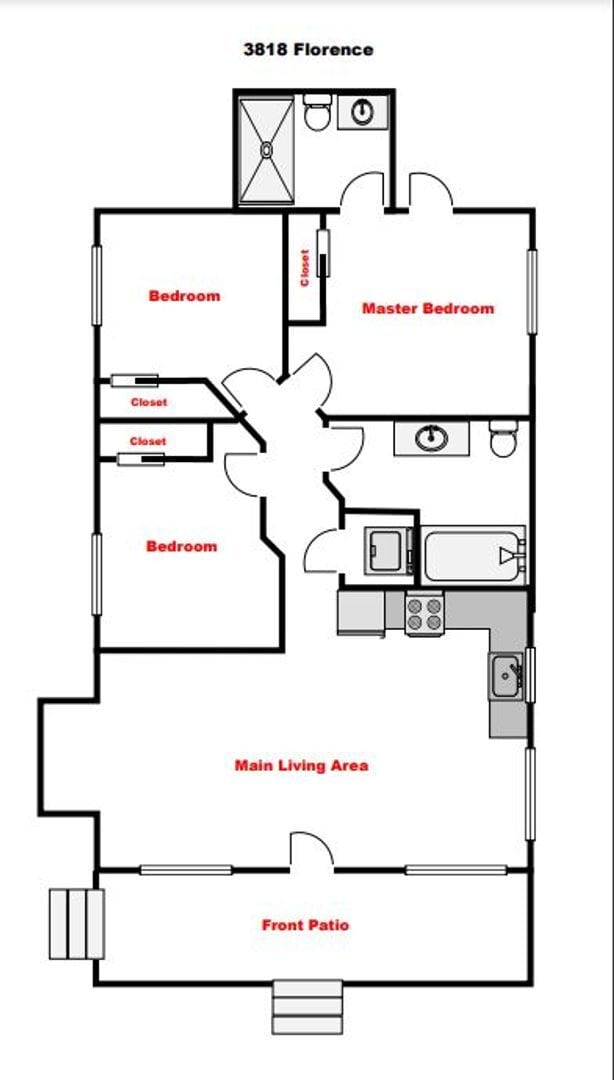 Stunning 3 bedroom 2 bath home Rental House Rental in San Diego, CA