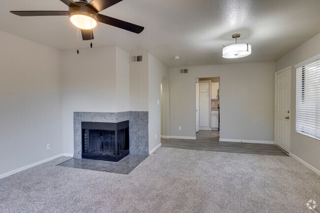 Living Room - 1BR, 1BA - 789SF