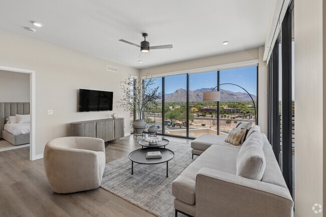 2BR, 2BA - 1,560SF - Living Room - The Astrie