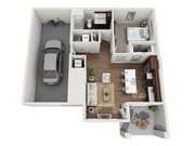 Floor Plan 1C | Seasons at Orchard Hills | Apartments in Oak Creek, WI
