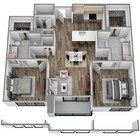 O: 2 bed / 2 bath