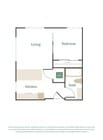 1 Bed, 1 Bath - Apt F