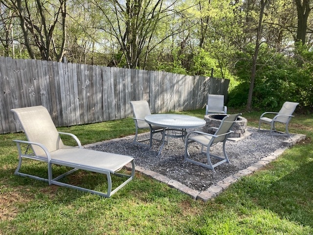 Patio Area In Yard - 2018 Lebanon Pike Unit A