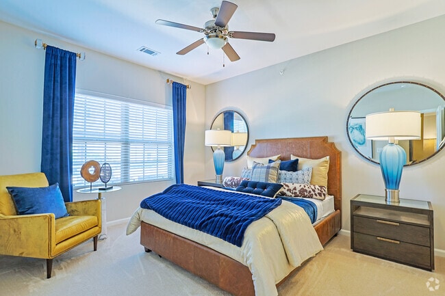 2BR, 2BA, 1096 SF Sierra | Primary Bedroom - Carroll at Rivery Ranch