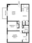 2BR/1BA