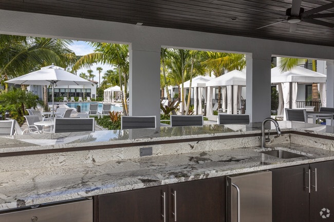 Bar Area Overlooking Pool