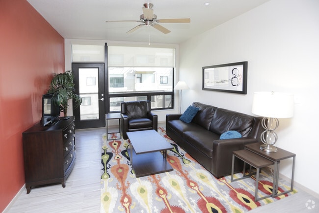 Two Bedroom Model - Living Area - Rose