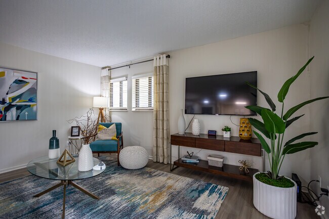 2BR, 1.5BA - 1,000SF - Living Room - Kinley Lofts