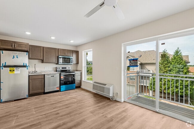 Smart One Bed 1BR, 1BA - 541SF - Living Room