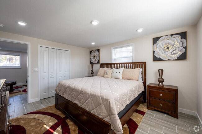 1BR, 1BA - 600SF - Bedroom - Beachside Palms @ Daytona Beach