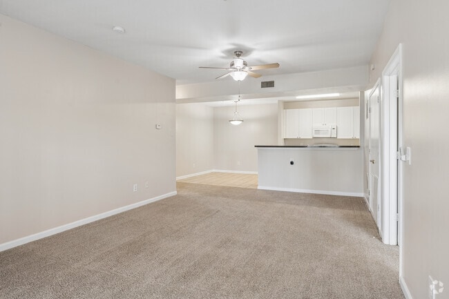 3BR, 2BA - 1,480SF - Living Room