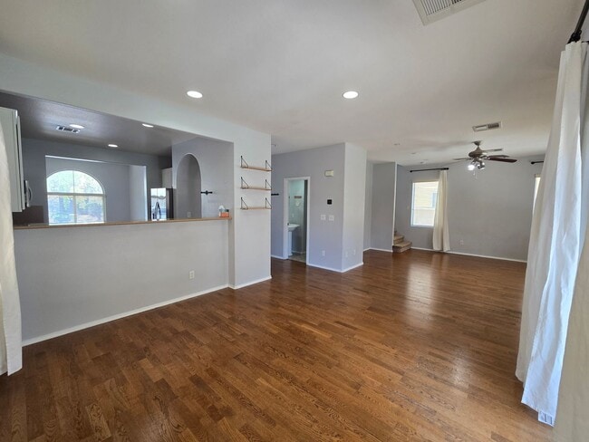 Photo - Step outside to a spacious, larger-than-average Las Vegas backyard complete with lush artificial ...