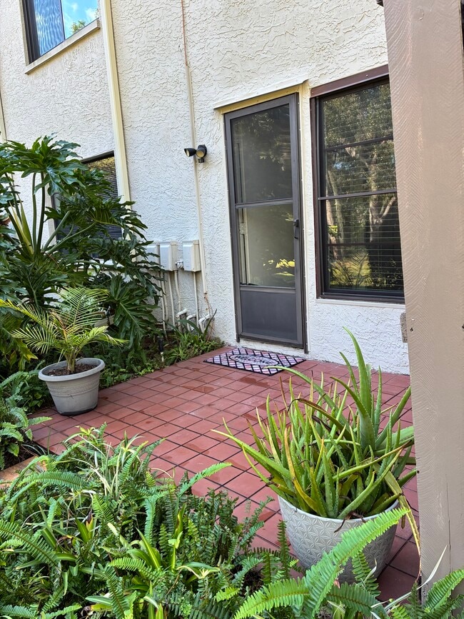 Private patio with park/ like setting - 3038 Eastland Blvd Unit Imperial oaks condominium