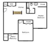 2BR/1BA