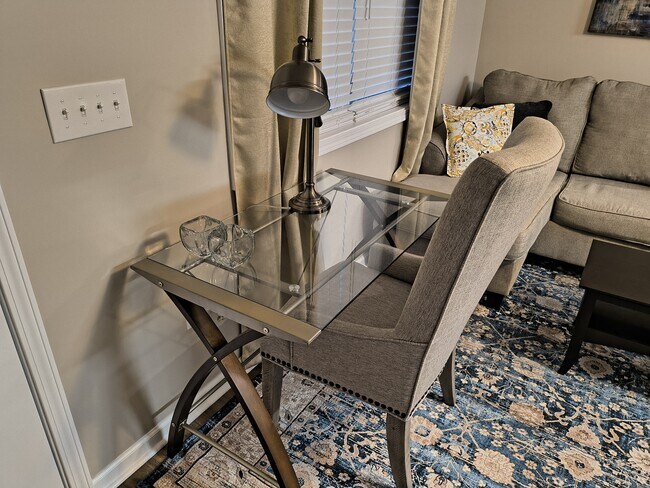 Desk + chair
