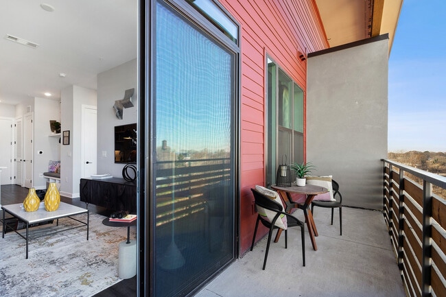 Private balconies and patios in select apartments