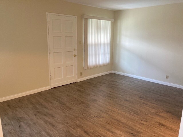 Living Area with Laminate Flooring