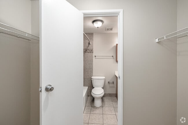 1BR, 1BA - 750SF - Walk-in Closet