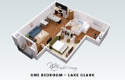 Lake Clark 3D Floor Plan