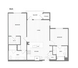 2 BR/2 BA floor plan Broadstone Mission Valley