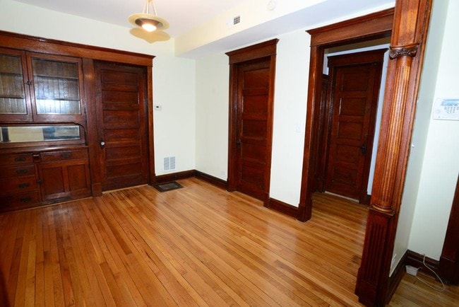 Full Dining Room with built-in hutch - 2228 S Marshall Blvd Unit #2