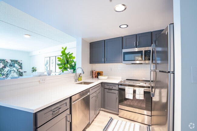 1HAB, 1BA - Cocina - 747pies cuadrados - Avana Cliffside