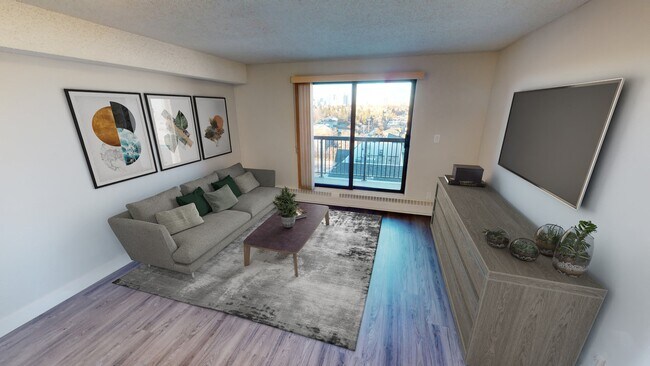 Salon - 2 chambres, 2 salles de bain - Stanley Park Place - Stanley Park Place
