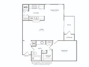 A3 | 1 bed 1 bath | 839 sq ft