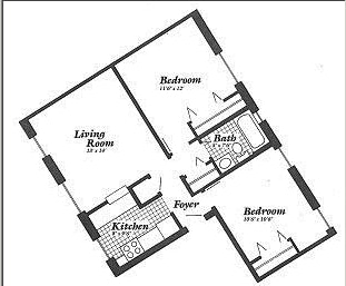 2BR/1BA - 2 Bdr Sm