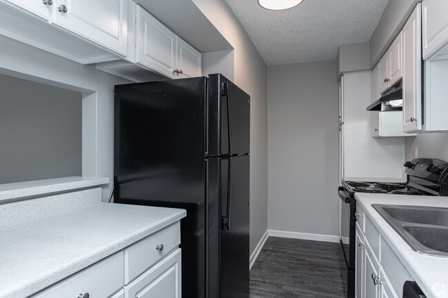 Cocina de los apartamentos de Indiandale