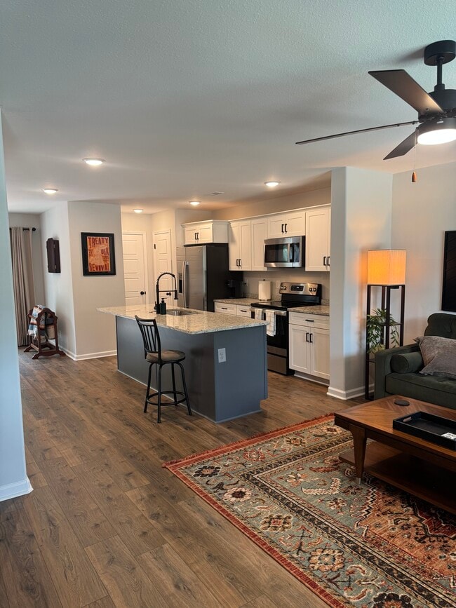 Kitchen and Living Space