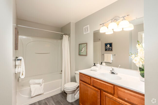 2BR, 2BA – 782SF - Bathroom