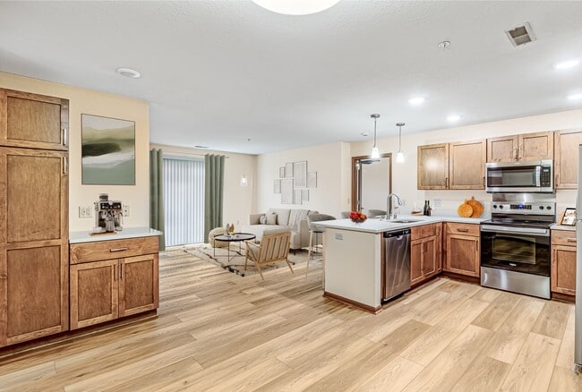 Two bedroom, two bath open concept