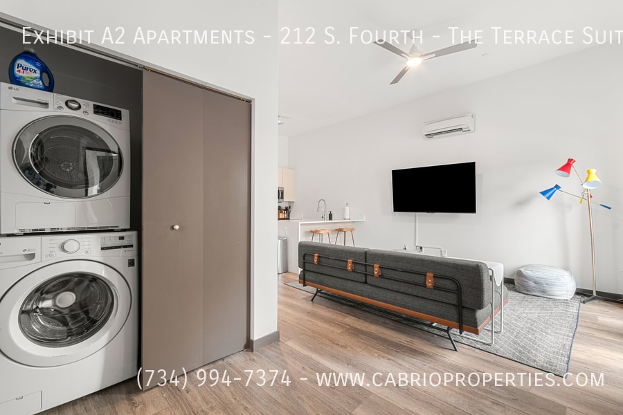 Photo - Exhibit A2 Apartments - 212 S. Fourth -The Terrace Suite - 1 Bed/1 Bath Unit The Terrace Suite - 1 Bed/1 Bath