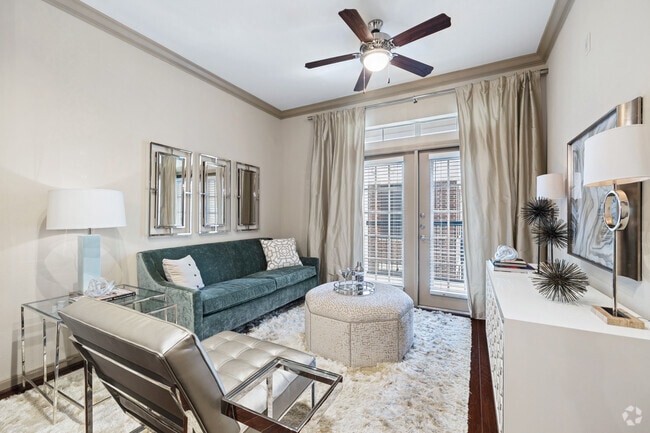 The Bellini 1BR, 1BA - 609SF - Living Room