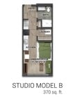 Studio - Model B - Floor Plan