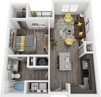 Cue Galatyn Station - A1A Floor Plan