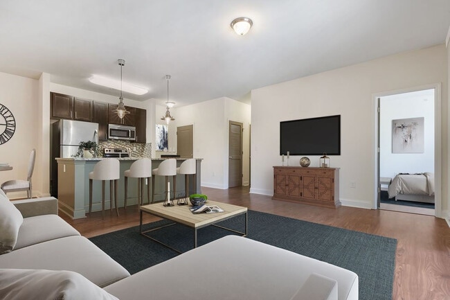 2BR, 2BA - 1,100SF - Living Room